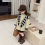 立领儿童女童宝宝开衫