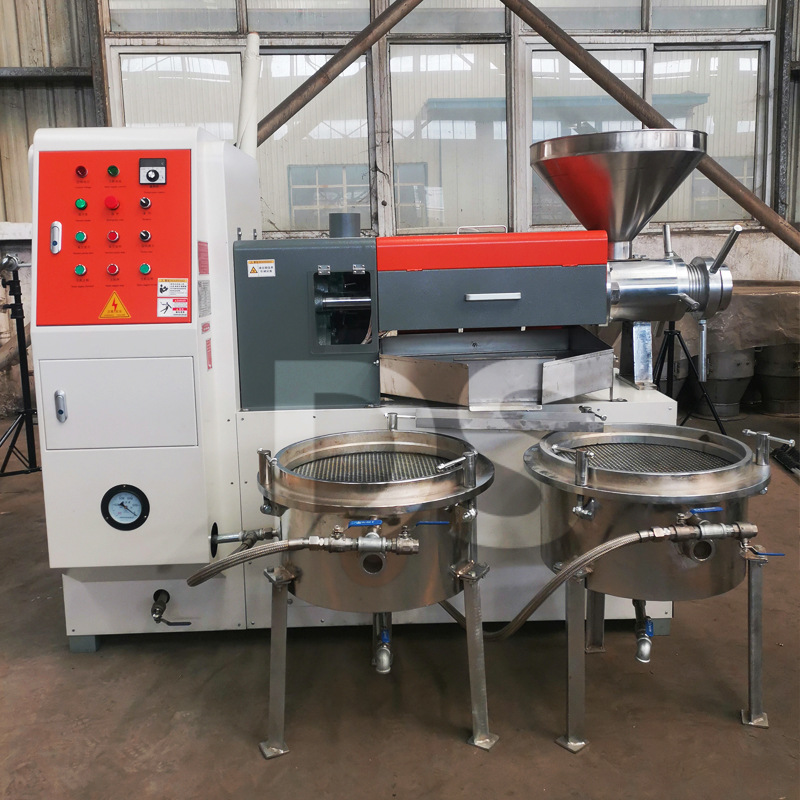 Pequeña prensa de aceite de lino, prensa de nueces, un conjunto de prensa de aceite de coco, prensa en frío