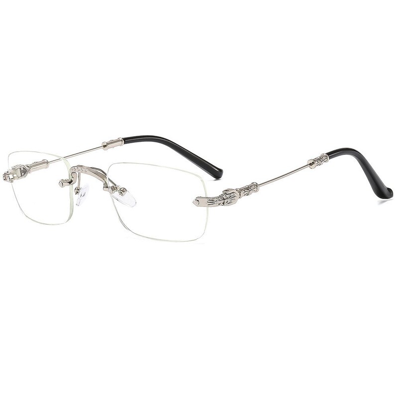 ファッションの新しいフレームのレトロな女性の老眼鏡の青い光の高精細なファッションのダイヤモンドの縁を切ってフレームの老眼鏡がありません。|undefined