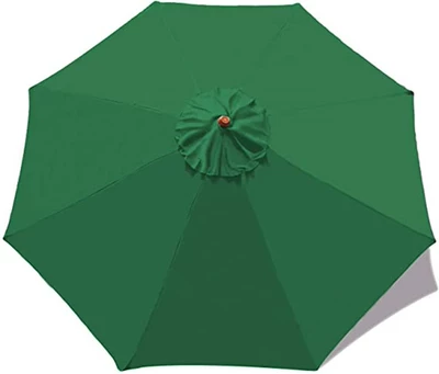 Surface Polyester Rainproof Sunscreen | Avtomobil yan çətirləri - dark-green-suitable-for-8-bone-umbrella-stand-with-a-diameter-of-3-meters-10-feet