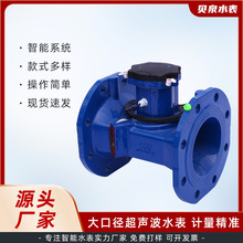 厂家批发水平旋翼式污水表农田灌溉排污污泥水表大口径超声波水表