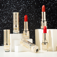 瑪可安迪絲絨精華顯白口紅持久防水顯氣色正紅色 不沾杯口紅