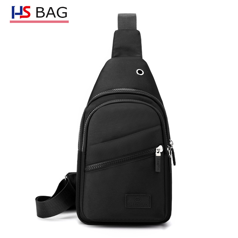 Trendy women's chest bag personalized color matching large capacity outdoor leisure sports chest bag Korean ins style multi-purpose backpack