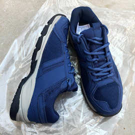 原版机务深蓝地勤鞋透气耐磨工作鞋迷彩训练跑步鞋男女胶鞋运动鞋