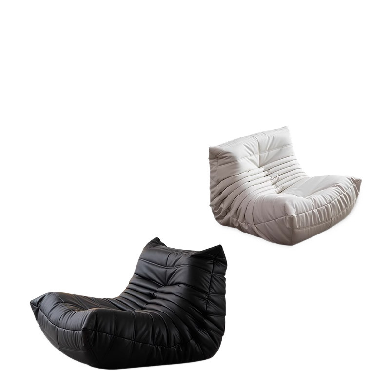 Yla oruga sofá perezoso sala de estar puede dormir se puede acostar balcón dormitorio sofá individual original Togo Red Hugh