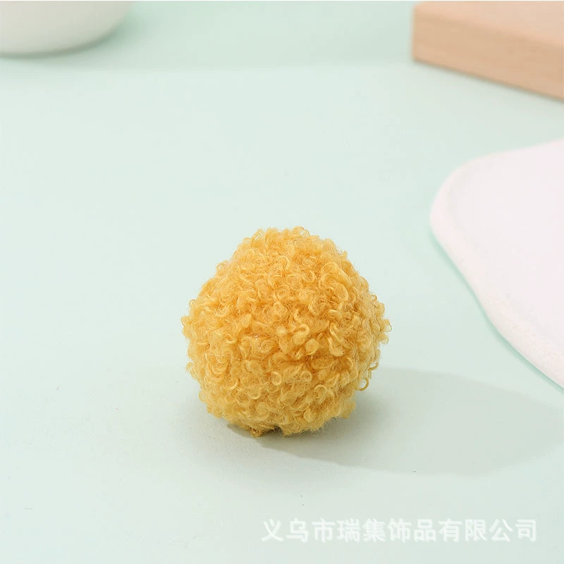 Puffer ball handmade, uniform, accessory with accessories, plush, DIY