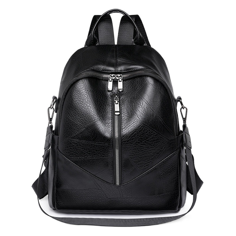 Fábrica al por mayor 2024 nueva moda europea y americana Mochila De mujer simple retro multifuncional mochila de doble uso bolso de mujer