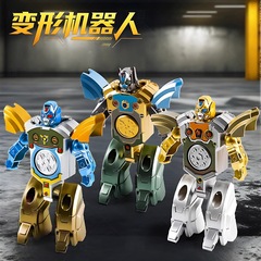 变形陀螺机器人玩具变形金刚桌面摆件炫酷小玩具创意解压指尖陀螺