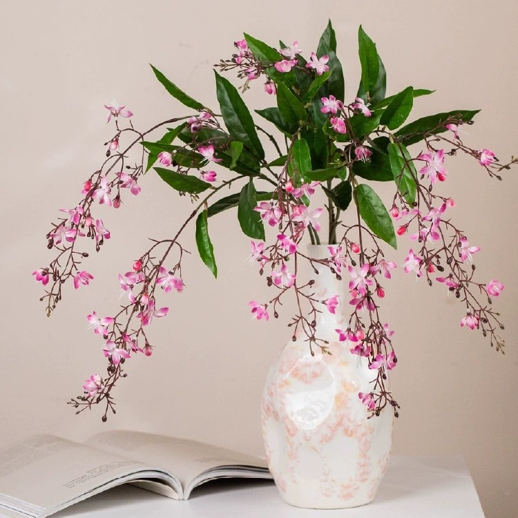 Шелковый жасмин искусственный цветок свет роскошный Элитный украшение в горшках гостиная балкон декоративный цветок лоза цветок окно пейзаж