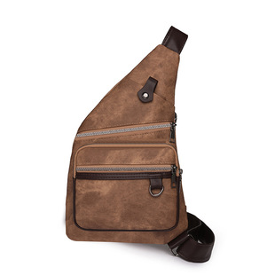 Cross-Border fashion cool personality shoulder crossbody small backpack bag female 2024 new casual simple fashion chest bag mobile phone bag