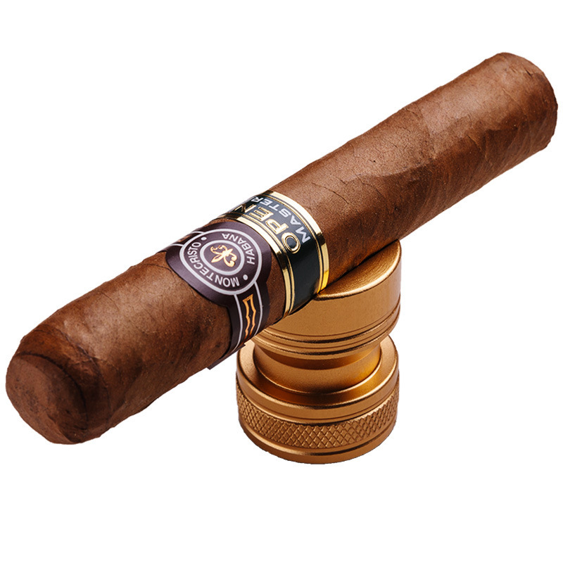 Cigarloongのナスの竜のシガーの金属の煙は大口径の携帯のシガーの棚の単一のシガーのトレーのギフトの箱を支えます|undefined