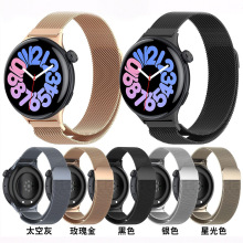 适用vivo WATCH 3/2代米兰磁吸金属表带vivowatch3头粒连接器20MM