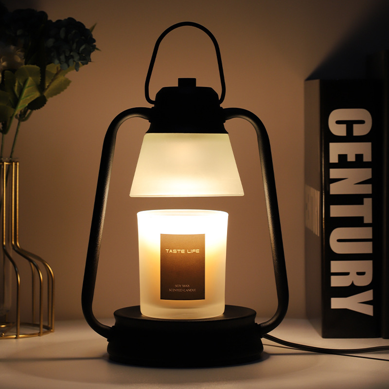 Korea Aromatherapy Melted Wax Lamp Creative Bedside Cafe Desk Lamp Hot Melt Warm Lamp Fragrance Dissolved Candle Retro Desk Lamp Cross-Border