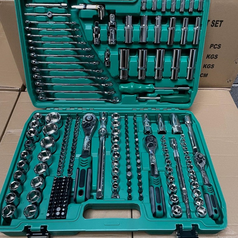 Minda Hardware 150 ピース自動車修理ツールセット車の修理セットソケットレンチ組み合わせツール修理|undefined