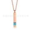 Rose Golden December Birth Classes Stone