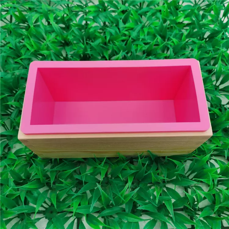 皂模600g长方形硅胶土司模具木框二合一手工皂模冷制皂肥皂模现货