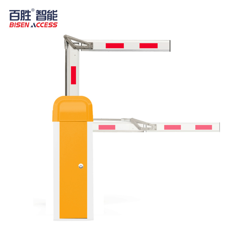 百胜曲臂道闸地下车库限高道闸停车场自动起落杆道闸收费管理系统