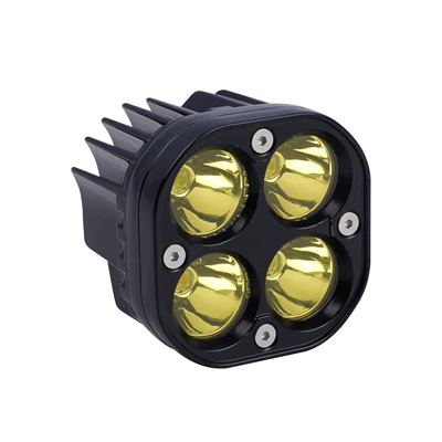 Spotlight Modified Four-Leaf Clover – Motorcycle headlights, headlights - four-leaf-clover-lamp-cup-pc-cover-yellow-light