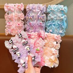 サンリオ子供用ヘアピン プリンセスリボンヘアピン 女の子漫画ヘアピン 髪を傷めないヘアピン ベビーヘアアクセサリー卸売
