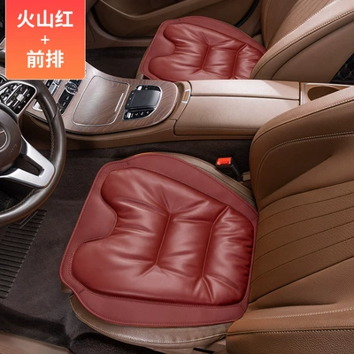 Cushion, Original Car Color Four-Season – Four Seasons Pad - volcanic-red-front-row-leaflet-no-car-logo