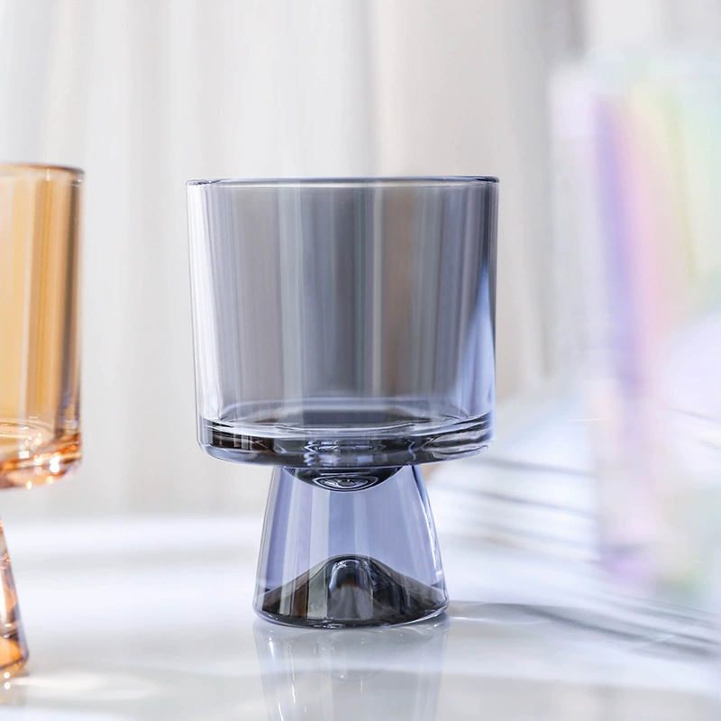 Japanese -style high -foot snow mountain bottom ins onS Wind ONDO is the same tall ice cream glass cup yogurt dessert ice cream cup