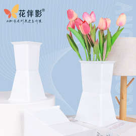 新款方墩墩包花神器方形插花神器小箭筒加厚防水花束内胆固定底座