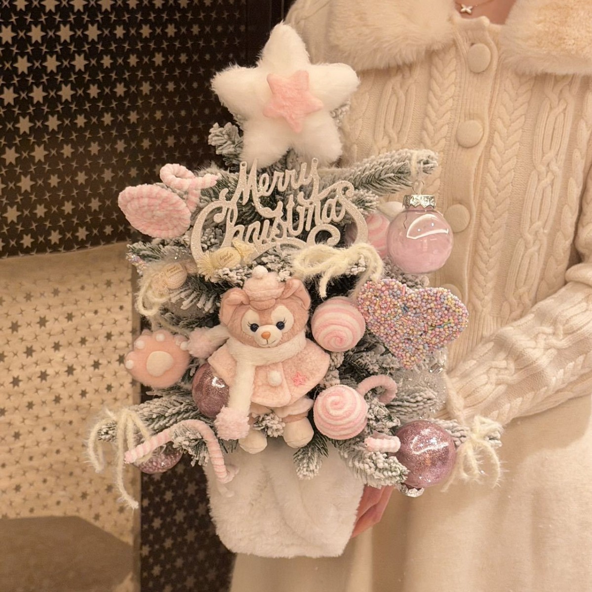 재료 키트 벨 크리스마스 트리 (완성품 전체 높이 약 45cm)