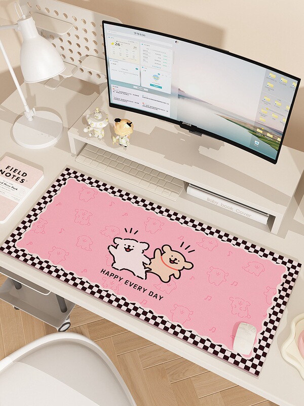 漫画の子犬のコンピュータのテーブルのパッドのマウスのパッドの超大きい番号の専用のデスクのパッドの女子学生の事務のテーブルクロスのキーボードのパッドの卸売り|undefined