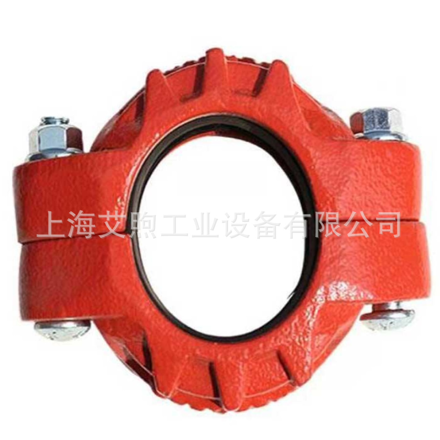 供应10.0MPa高压沟槽式卡箍 高压挠性沟槽接头 高压沟槽卡箍接头
