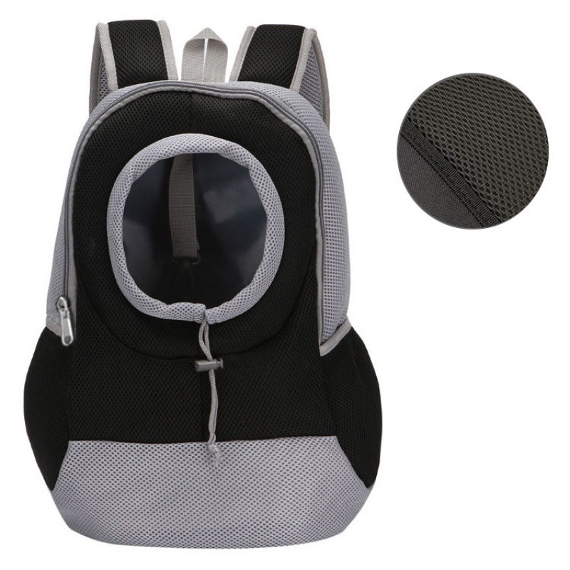 跨境产品宠物背包猫咪狗狗外出透气双肩包 双侧口袋宠物旅行背包