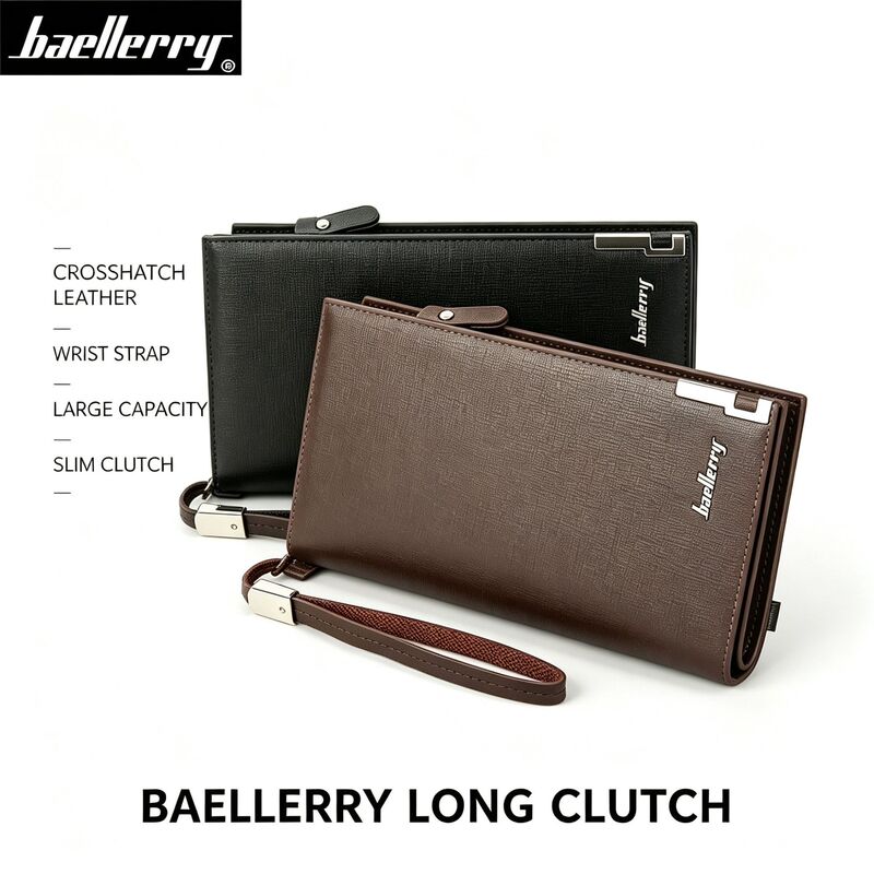 baellerry wallet men's long Korean business large capacity clutch zipper multifunctional handbag wholesale baellerry wallet men's long Korean business large capacity clutch zipper multifunctional handbag wholesale