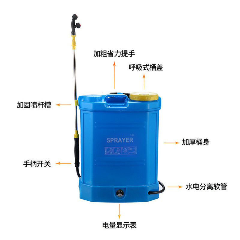 Mochila pulverizador eléctrico pesticida máquina de pulverización agricultura agrícola de alta presión desinfección spray Misty máquina al por mayor