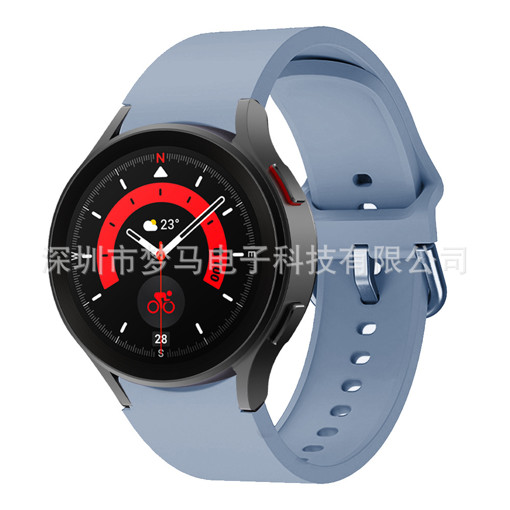 Adecuado para Samsung Galaxy Watch4 correa de silicona watch7FE/6/5 correa de reloj inteligente 20mm