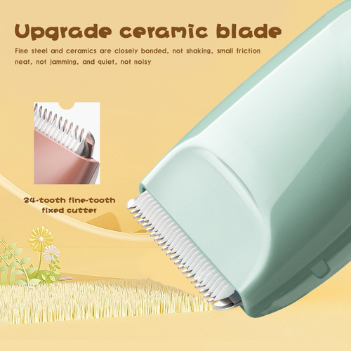 Amazon Ceramic Head Baby Hair Clipper Baby Electric Hair Clipper Hair Styling Tools Children's Electric Clipper