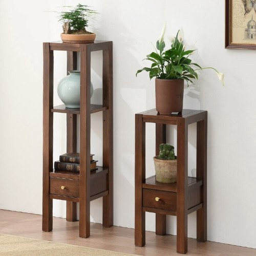 Jiayi flower rack solid wood storage rack multi-layer living room indoor household flower pot rack simple modern flower table flower pot rack