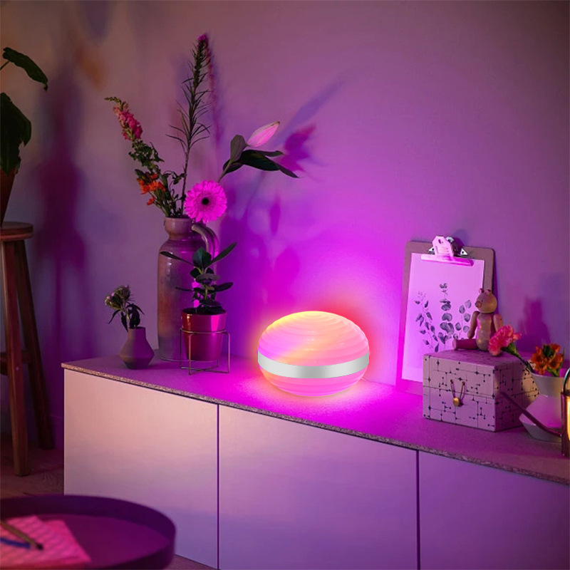 Touch Charging LED Night Light Bluetooth Music 7-Color RGBWW Bedside Lamp Living Room Bedroom Desk Atmosphere Lamp