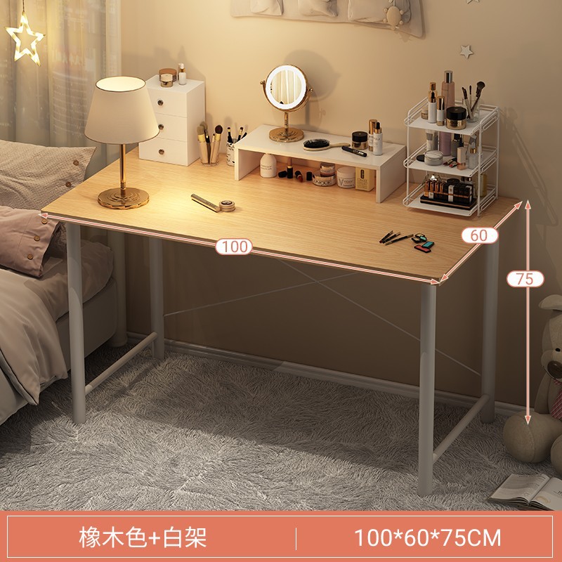 Comedor de tocador, escritorio de almacenamiento, dormitorio moderno y minimalista, casa de alquiler pequeña, mesas de maquillaje de estilo en línea