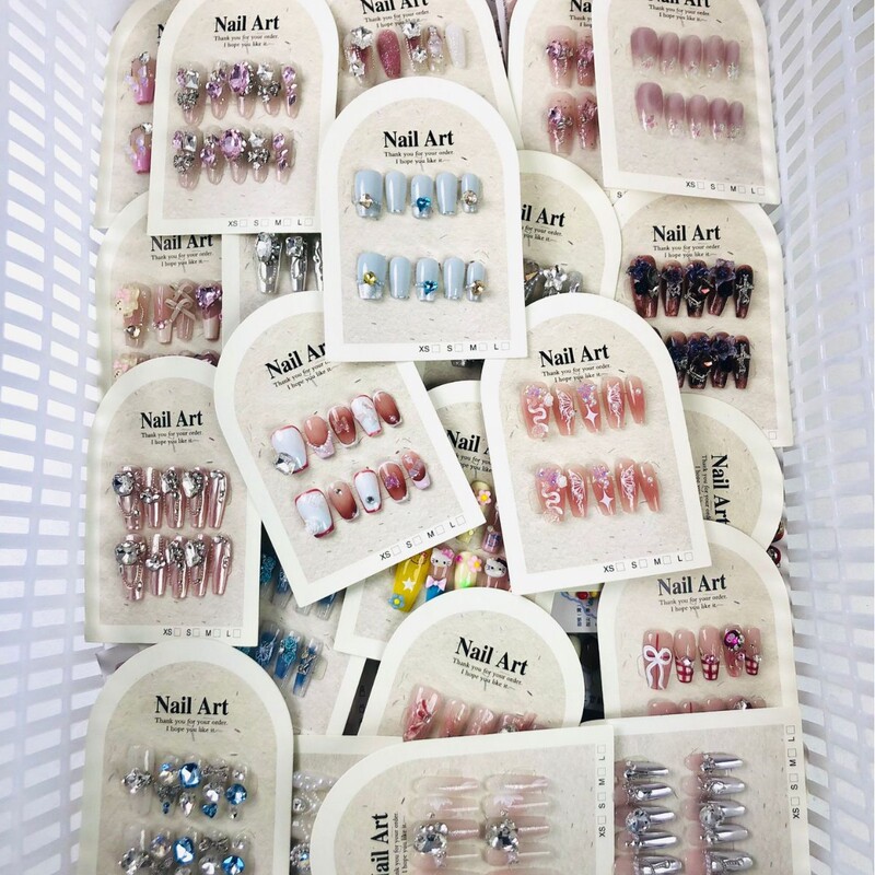 Handmade Unique Nail Art Blind Box Clearance Live Sale High-Quality Fake Nail Patches Wholesale Clearance