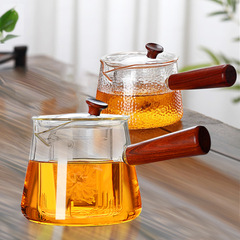 玻璃煮茶壺側把耐高溫泡茶壺電陶爐煮茶器家用燒水壺加厚玻璃茶具