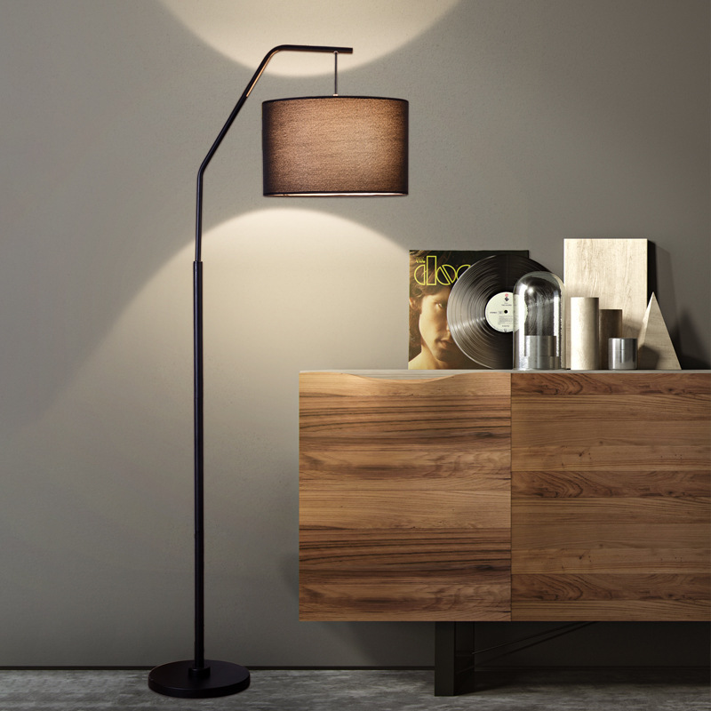 Nordic Modern Creative Floor Lamp American Style Living Room Sofa Study Bedroom Homestay Bedside Minimalist Vertical Table Lamp