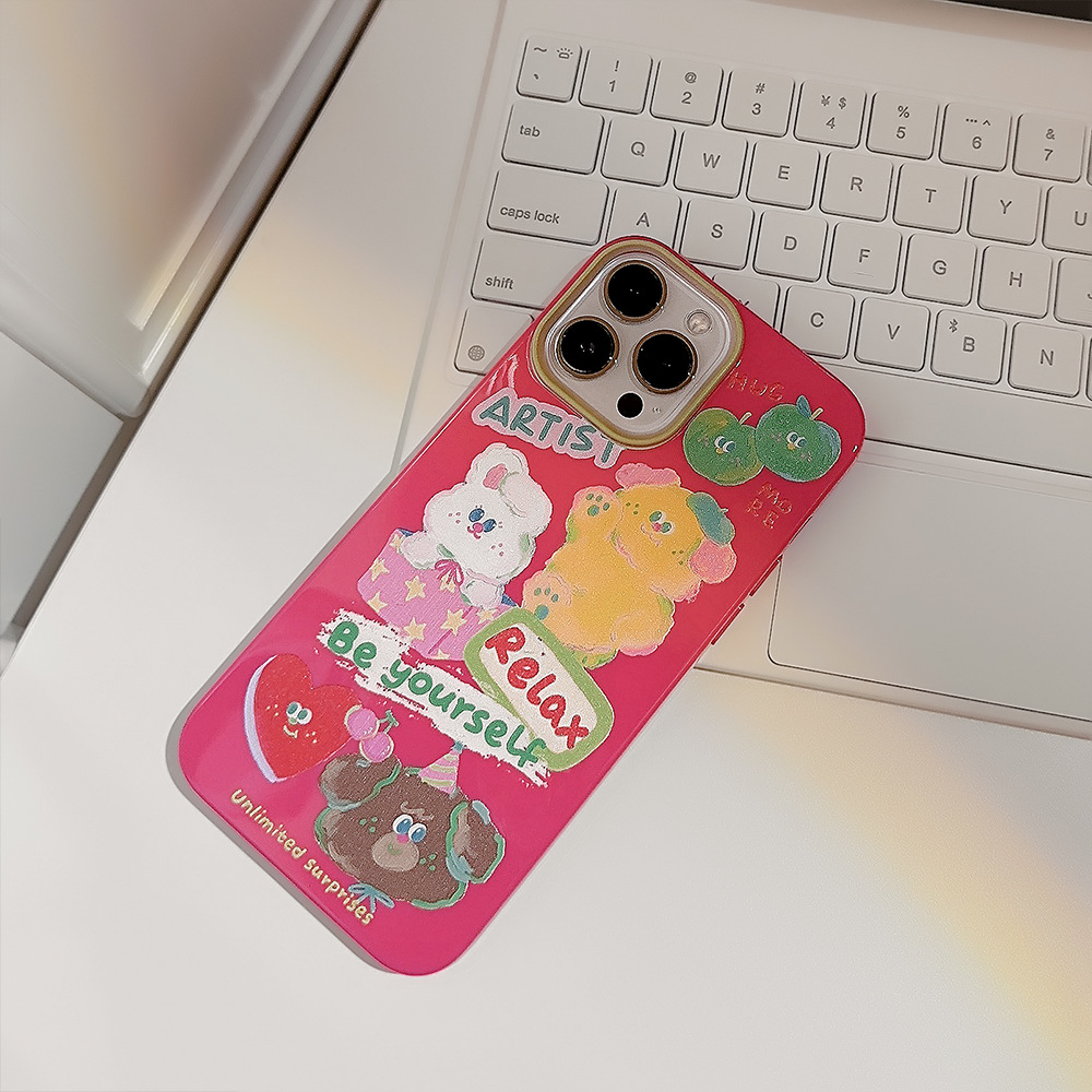 Protective Phone Case For Iphone Doodle Oil Painting Design_voghion.com