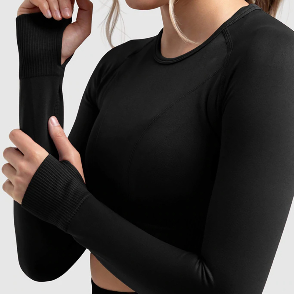 Basic Sports Solid Color Spandex Round Neck Tracksuit T-shirt Leggings display picture 5