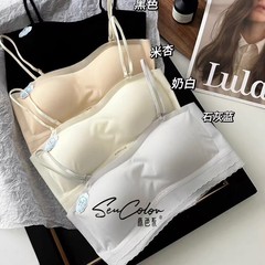 安芝莎2806無痕雲酸素服の一字の細い帯は胸の美背下着を巻いてシンプルで快適です。