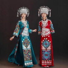 新款少数民族服装女传统苗族服饰贵州苗寨成人长款土家族旅拍套装
