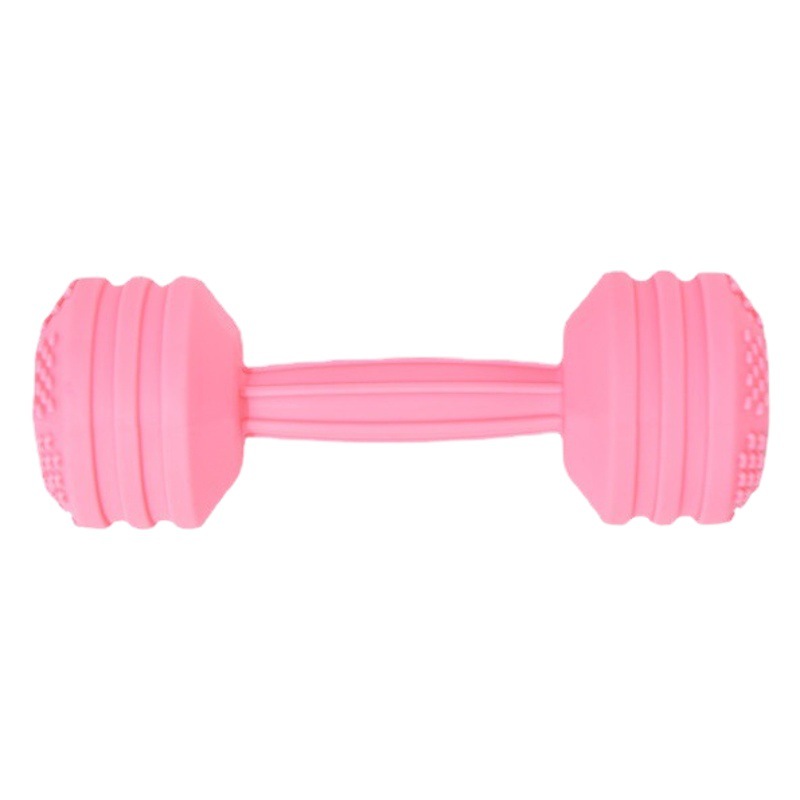 Amazon mancuerna bebé mordedor silicona teether palo bebé calmante sonajero juguete mordedura de dentición de los niños