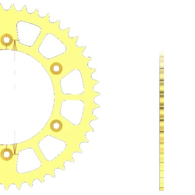 Chainring, Motorcycle wheel hub