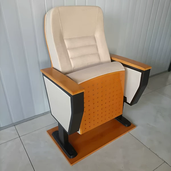 Conference Room Auditorium Chairs, Row Seating, Lecture Hall Cinema Theater Chairs with Writing Boards, Foldable Row Seating, Soft-Covered Chairs