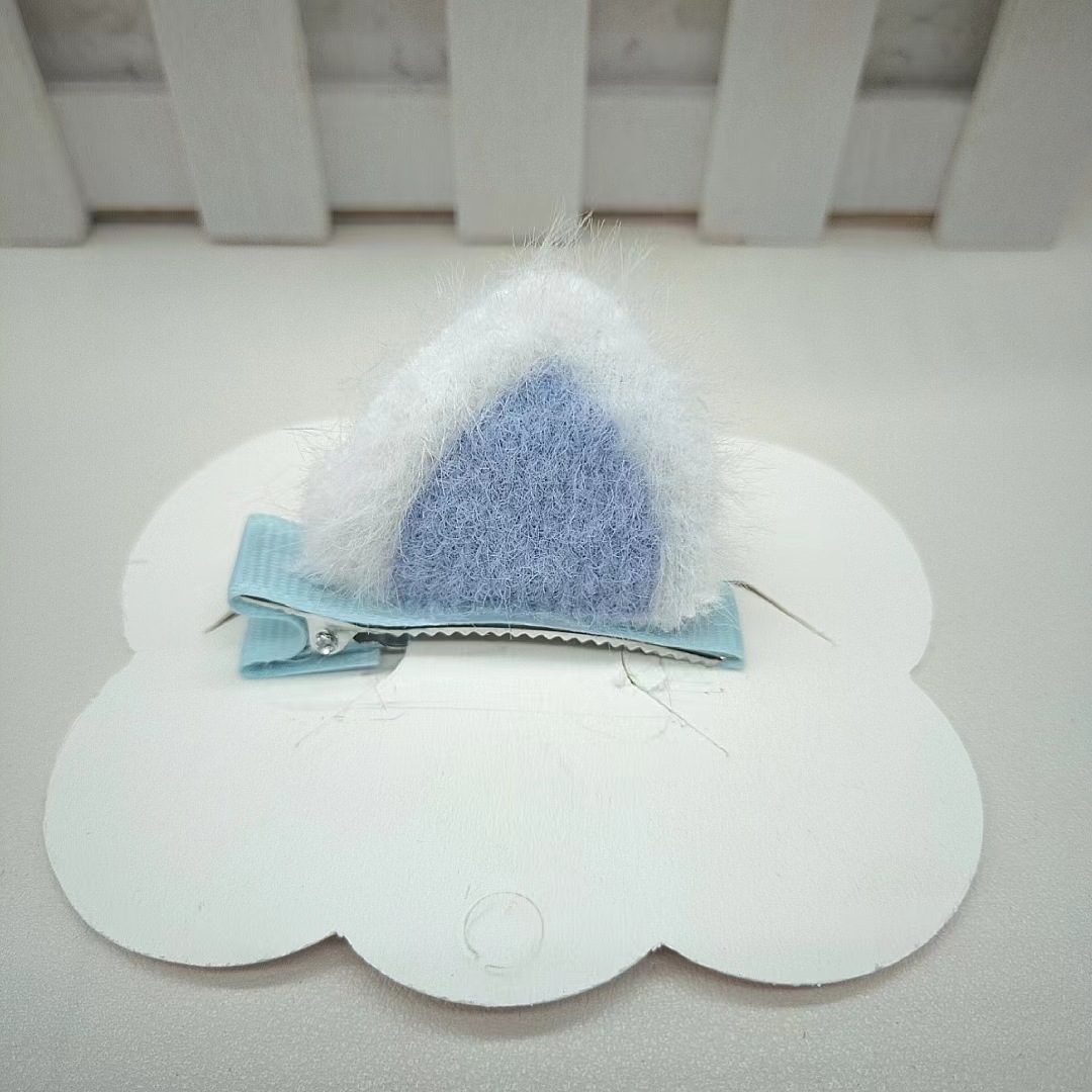 Internet celebridad orejas de gato horquilla super lindo dulce lindo niño peludo flequillo clip princesa clase niños pequeño regalo