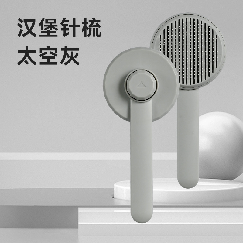 구슬이있는 224 스테인레스 스틸 핀-회색