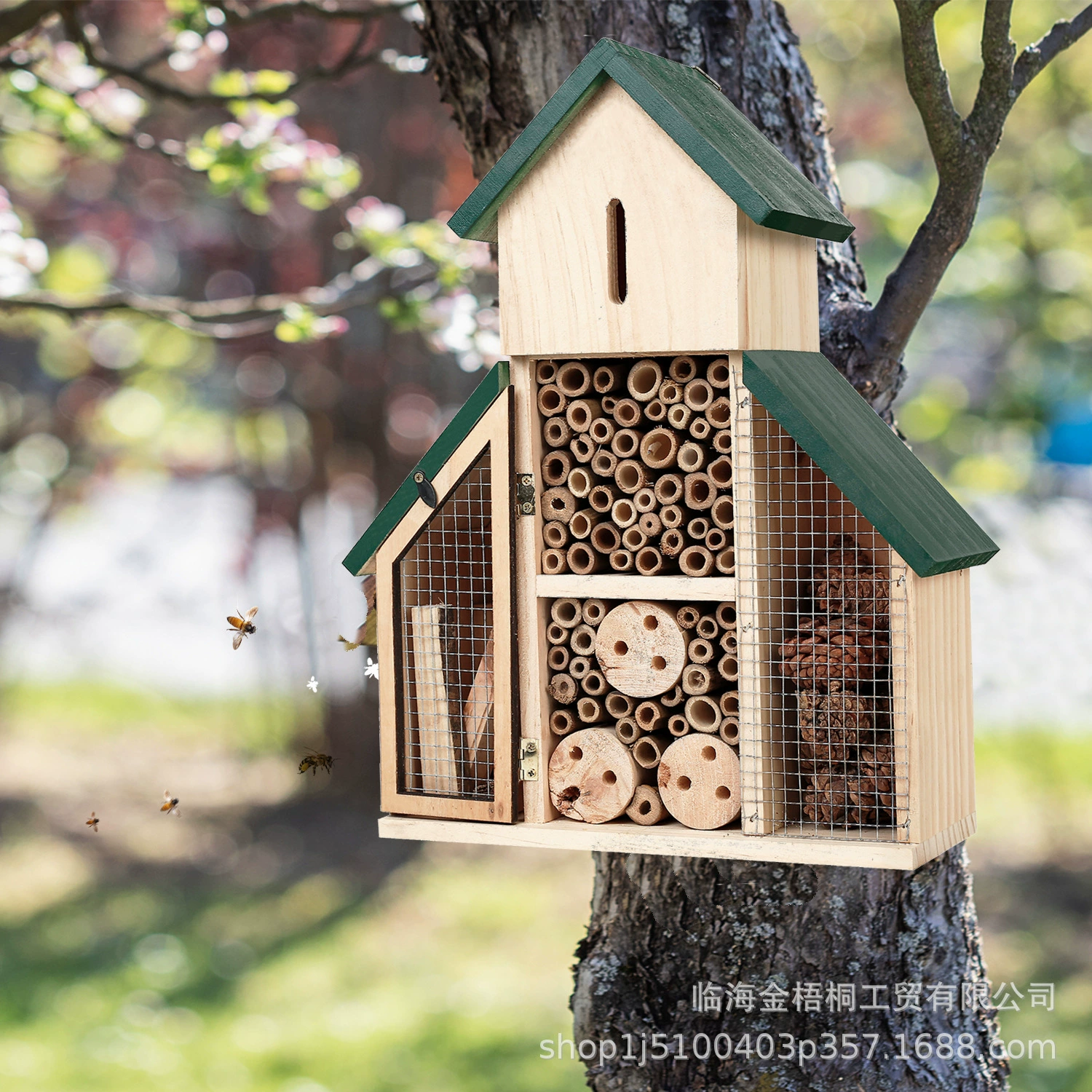 Сад на открытом воздухе деревянный дом насекомых медовый сотовый дом бабочки садовый декоративный наблюдательный ящик ловец насекомых игрушка